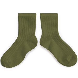 Chaussettes courtes enfant en coton Mini "Olive du Lubéron" Collégien