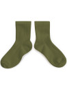 Chaussettes courtes enfant en coton Mini "Olive du Lubéron"
