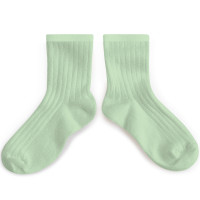 Chaussettes courtes enfant en coton Mini "Verveine"