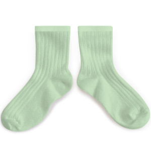 Chaussettes courtes enfant en coton Mini "Verveine" Collégien