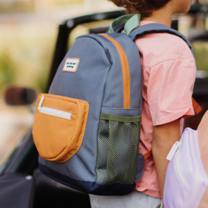 Sac à dos enfant (31 cm) en PET Recyclé Mini "Marine" Hello Hossy