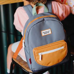 Sac à dos enfant (31 cm) en PET Recyclé Mini "Marine" Hello Hossy