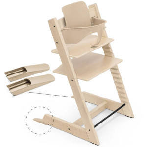 Kit Baby Set² pour Tripp Trapp "Naturel" (avec patins) Stokke