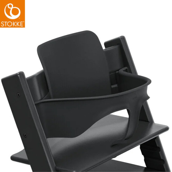 Kit Baby Set² pour Tripp Trapp "Noir" (avec patins) Stokke