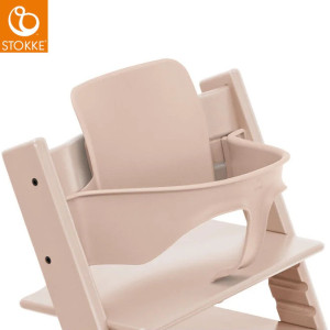 Kit Baby Set² pour Tripp Trapp "Rose Serein" (avec patins) Stokke