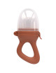 Tétine Grignoteuse en silicone "Terre de Sienne" (3-24 mois)