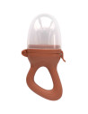 Tétine Grignoteuse en silicone "Terre de Sienne" (3-24 mois)