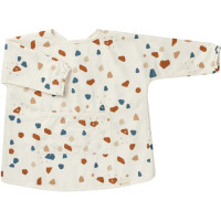 Bavoir Tablier en coton bio "Terrazzo" (4-6 ans)