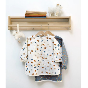 Bavoir Tablier en coton bio "Terrazzo" (4-6 ans) Fabelab