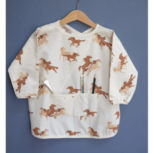 Bavoir Tablier en coton bio "Wild at Heart" (4-6 ans) Fabelab