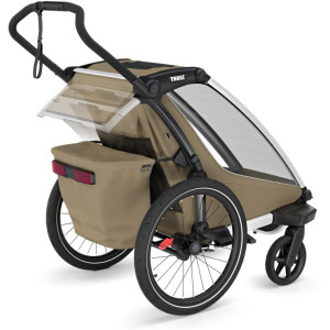 Chariot Cross 1 place G3 "Kaki" (Remorque-vélo, Poussette & Jogger) (2024) Thule