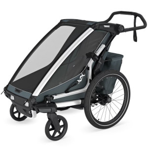 Chariot Cross 1 place G3 "Dark Slate" (Remorque-vélo, Poussette & Jogger) (2024) Thule