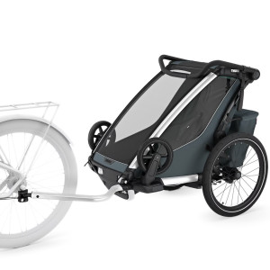 Chariot Cross 1 place G3 "Dark Slate" (Remorque-vélo, Poussette & Jogger) (2024) Thule
