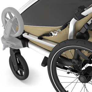Chariot Cross 1 place G3 "Kaki" (Remorque-vélo, Poussette & Jogger) (2024) Thule
