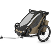 Chariot Cross 1 place G3 "Kaki" (Remorque-vélo, Poussette & Jogger) (2024) Thule