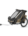 Chariot 1 place Cross 2 "Kaki" (Remorque-vélo, Poussette & Jogger)