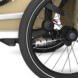 Chariot Cross 2 places G3 "Kaki" (Remorque-vélo, Poussette & Jogger) (2024) Thule