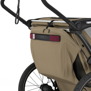 Chariot Cross 2 places G3 "Kaki" (Remorque-vélo, Poussette & Jogger) (2024) Thule