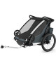 Chariot 2 places Cross "Dark Slate" (Remorque-vélo, Poussette & Jogger)