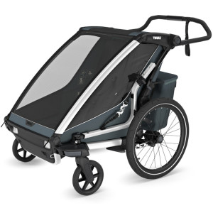 Chariot Cross 2 places G3 "Dark Slate" (Remorque-vélo, Poussette & Jogger) (2024) Thule
