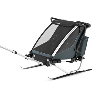Chariot Cross 2 places G3 "Dark Slate" (Remorque-vélo, Poussette & Jogger) (2024) Thule