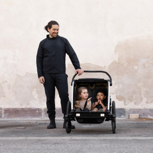 Chariot Cross 2 places G3 "Dark Slate" (Remorque-vélo, Poussette & Jogger) (2024) Thule