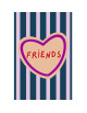 Carte Postale "Friends & Rayures"