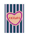 Carte Postale "Friends & Rayures"