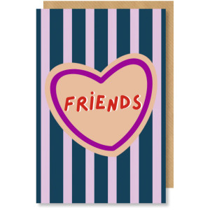 Carte Postale "Friends & Rayures" Mapa-chali