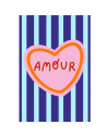 Carte Postale "Amour & Rayures" Maison Mapa-chali