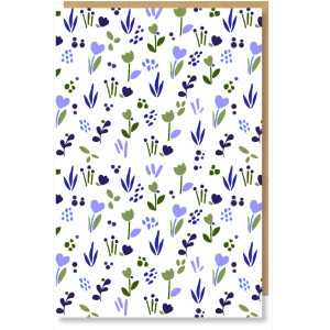 Carte Postale FLEURS "Fleurs de printemps" Mapa-chali