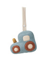 Hochet d'activité en coton bio "Tracteur" Fabelab