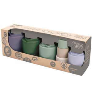Set de Cups à empiler en bioplastique (10 mois et +) Dantoy