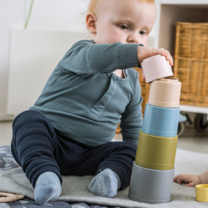 Set de Cups à empiler en bioplastique (10 mois et +) Dantoy