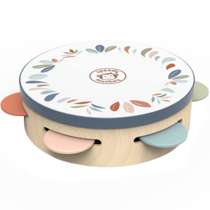 Tambourin en bois (3-6 ans) Speedy Monkey