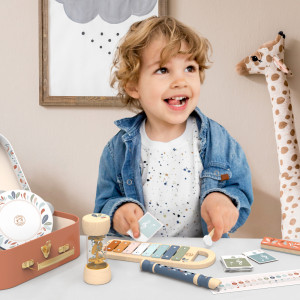 Set musical de 5 instruments en bois (3-6 ans) Speedy Monkey