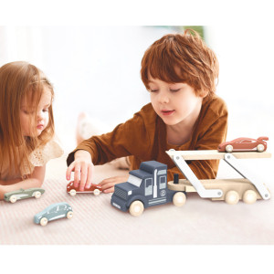 Camions Transporteur de voitures en bois (2-5 ans) Speedy Monkey