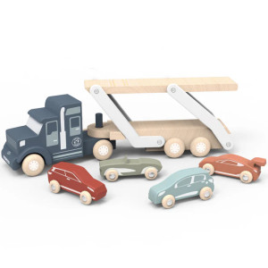 Camions Transporteur de voitures en bois (2-5 ans) Speedy Monkey