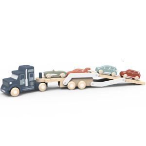 Camions Transporteur de voitures en bois (2-5 ans) Speedy Monkey