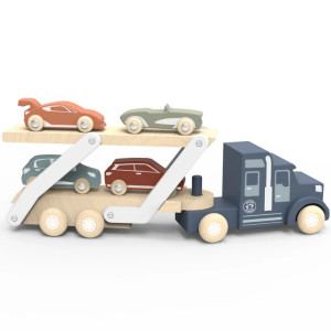 Camions Transporteur de voitures en bois (2-5 ans) Speedy Monkey