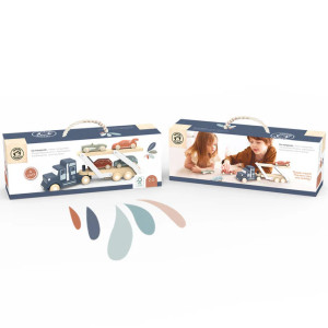Camions Transporteur de voitures en bois (2-5 ans) Speedy Monkey