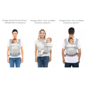 Porte-bébé Adapt Mesh Softflex "Natural Beige" Ergobaby