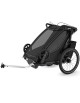 Chariot 1 place Sport 2 "Black" (Remorque-vélo, Poussette & Jogger)