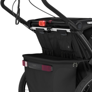  ChariotThule Sport G3 2 places "Black" (Remorque-vélo, Poussette & Jogger) (2024)