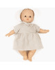 Babies - Robe Faustine et béguin "Grège" pour poupée Babies