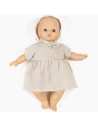 Babies - Robe Faustine et béguin "Grège" pour poupée Babies