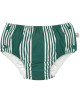 Culotte de bain anti-fuite "Rayures Vert" (0-6 mois)
