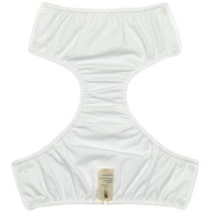Culotte de bain bébé anti-fuite "Rayures Vert" (0-6 mois) Lassig