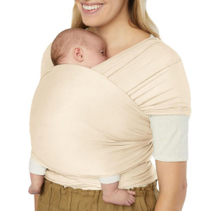 Echarpe de Portage Aura Knit "Crème" Ergobaby