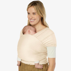 Echarpe de Portage Aura Knit "Crème" Ergobaby